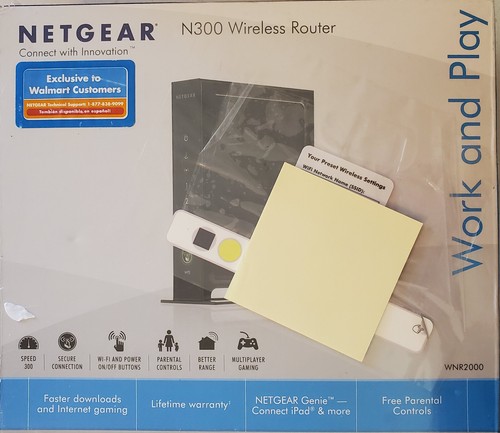 Routeur WiFi sans fil NetGear N300 4 ports WNR2000 - Photo 2/5
