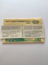 Champ Decals HO Scale HD-19: Express Refrigerator Bronze H-3