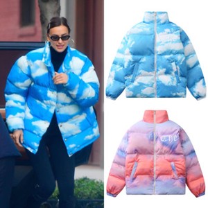 printed puffer jacket