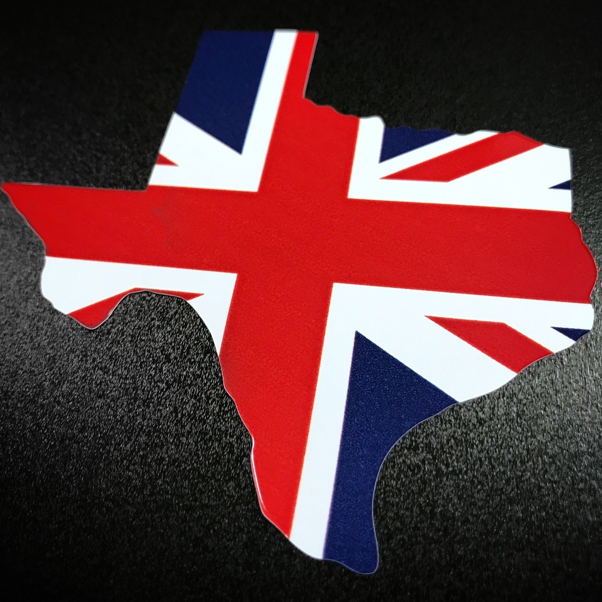 Texas Union Jack - Sticker | eBay