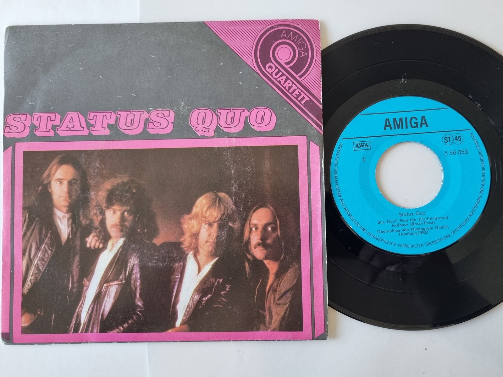 Status Quo - She don't fool me/What you're proposing 7'' Vinyl EP Amiga Quartett