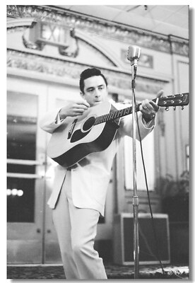 61182 Johnny Cash Pup Singer Star Wall Decor Print Poster