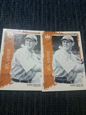 George Sisler Donruss Diamond Kings 2021 Artist Proof + Base Card