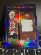 2024 Panini Certified Jacob Cowing RC New Generation Patch /99