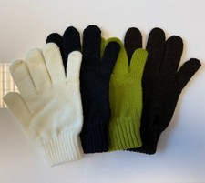 Woollen Medium Gloves - Suit Smaller Hands - Choice of Colours 
