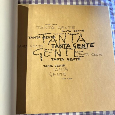 BRUNO MUMARI 「Tanta Gente」 Tanta Gente Bruno Munari 2005 Italy Art Book Interactive
