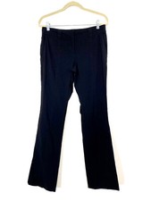 INC International Concepts Black Flat Front Straight Dress Pants Sz 8 32 W X 32