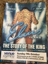 FLYER-THE ELVIS YEARS-STORY OF THE KING Venue Cymru Llandudno