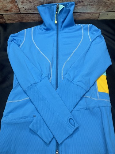 Chaqueta Reversible Lululemon Athletica 6 Gimnasio Yoga Correr Pulgares R130 - Imagen 10 de 12