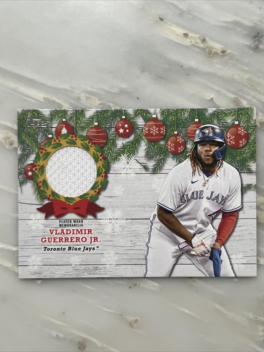2022 Topps Holiday Vladimir Guerrero Jr. #WRC-VG Jersey Relic 