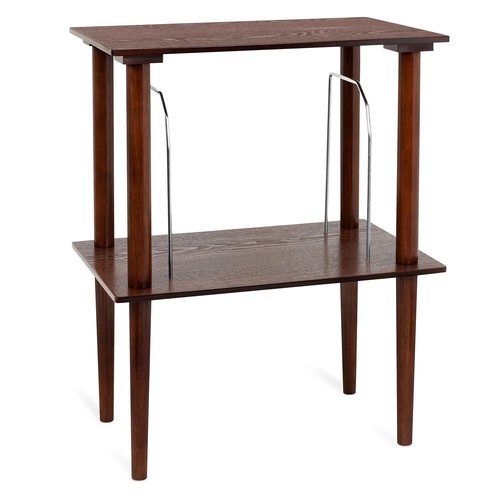 Victrola Wood Record Player Stand and Vinyl Holder - Espresso - Picture 2 of 4