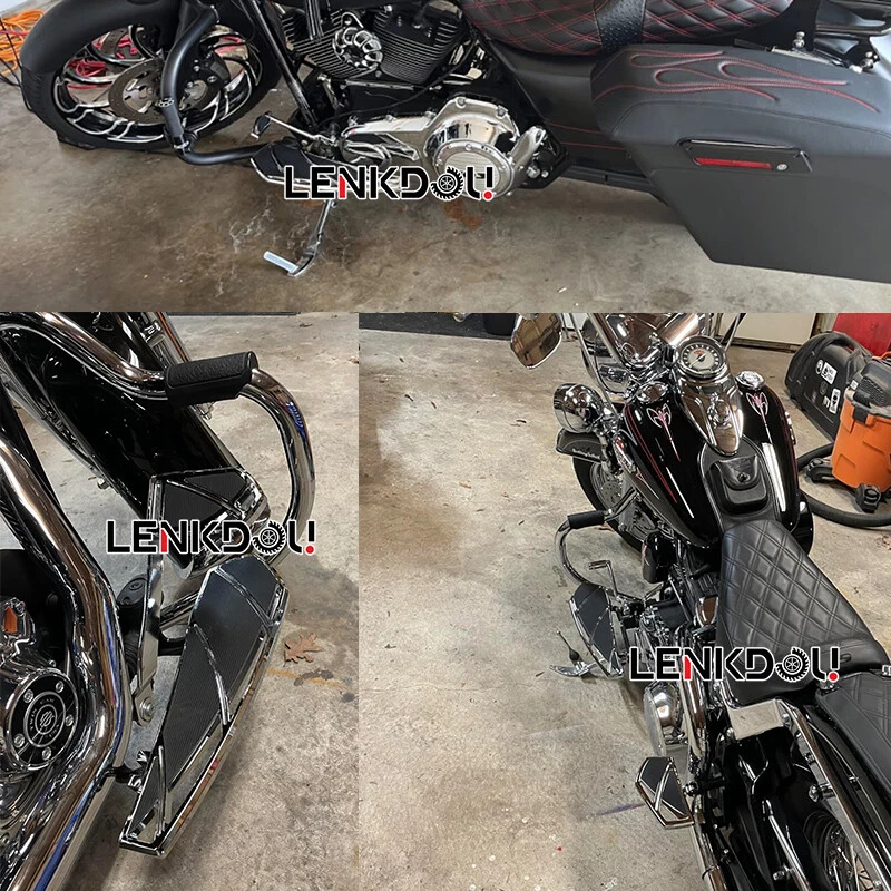 Para Harley Phantom estriberas estriberas palancas de cambio clavijas pedal de freno touring Foto 2 de 4