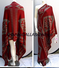 New-tags Chanel 14a Paris-dallas "native American" Cashmere Poncho Coat Shawl