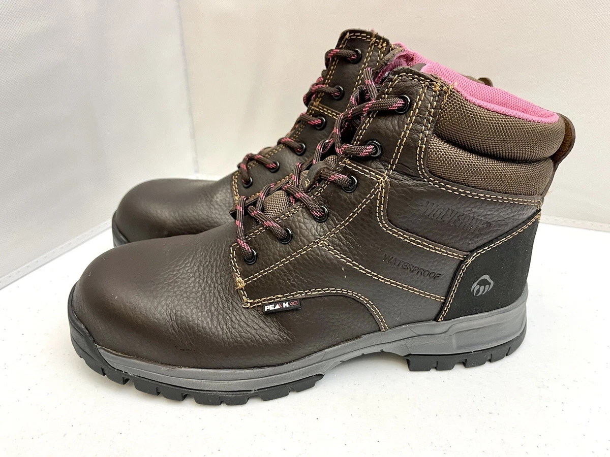 Womens wide work boots hotsell
