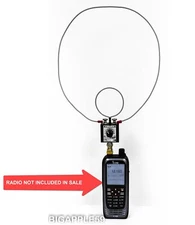 Passive HF - VHF Customizable Loop Antenna for Portable Scanner Radio Receiver