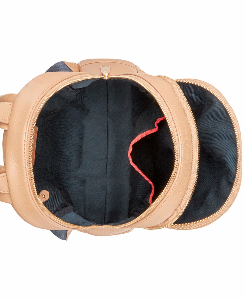 Tommy Hilfiger Pauletta Backpack Purse.  Camel pebble leather. Tommy Hilfiger Pauletta Small Leather Backpack NWT | eBay main image 2