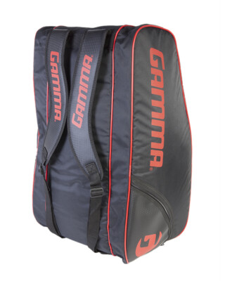 Gamma Schlägertasche Carbon, 15-Tour Bag , Badminton, Squash, Training, rot