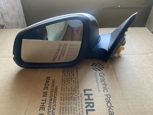 13-19 BMW 3-series Left Side Driver Mirror View,manual,auto Dim Light,#E021185