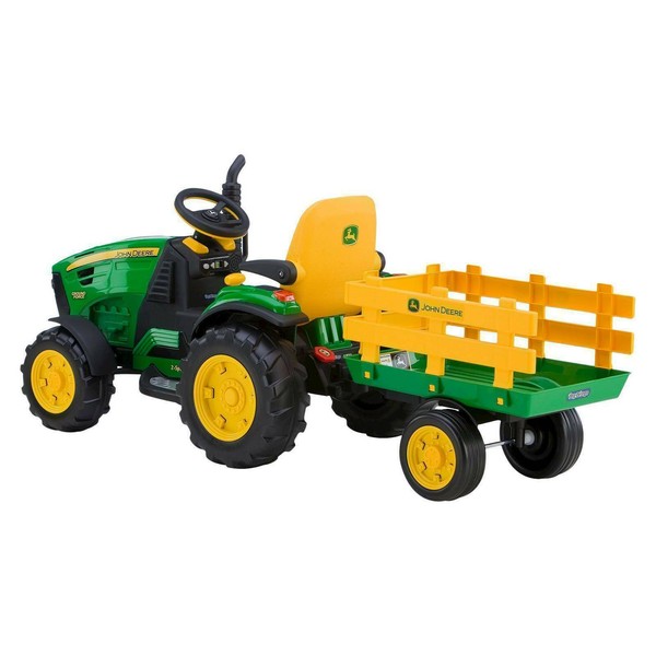 John Deere IGOR0039 Electric Ground Kids Ride On Toy Tractor with