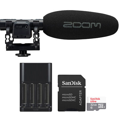 Zoom M3 MicTrak Stereo Shotgun Microphone and Recorder Essential