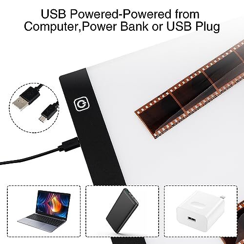 Slide Viewer Light Pad Backlight Negative Viewer Film Negatives & Old