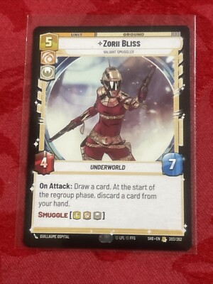 Star Wars Unlimited - Zorii Bliss - Valiant Smuggler - SotG 203