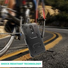 for LG LV5 K10 2017 M250 X400 K20 PLUS VS501 Holster Screen Protector Case Cove