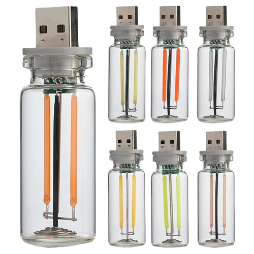 Retro Car Lamps USB LED Car Interior Atmosphere Lights Plug-in USB Night Lamps - Bild 19 von 22