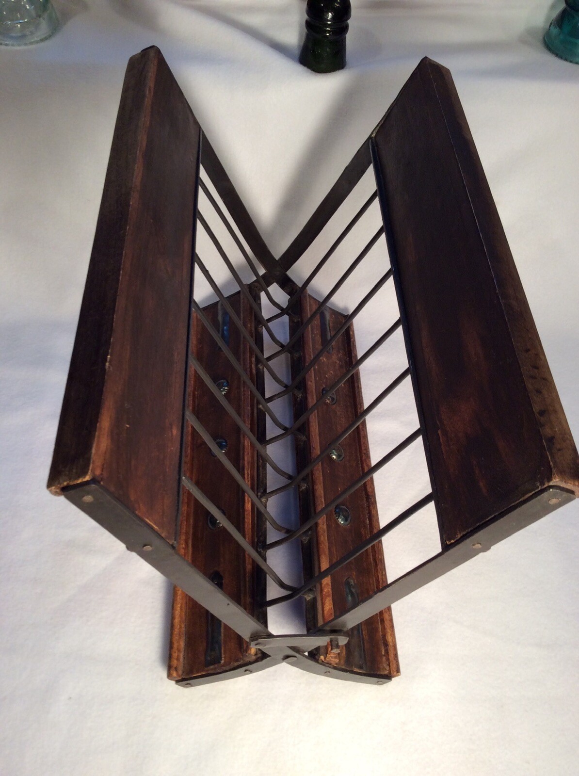 Vintage/Antique Rare Folding Fireplace Wood Holder / Magazine Rack Unique  V/Nice | eBay