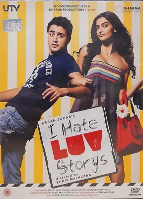 I HATE LUV STORYS Imran Khan, Sonam Kapoor Bollywood Hindi Movie DVD UK  Import