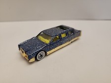 Limusina Hot Wheels 1990 azul brillante brillo limusina Cadillac años 90