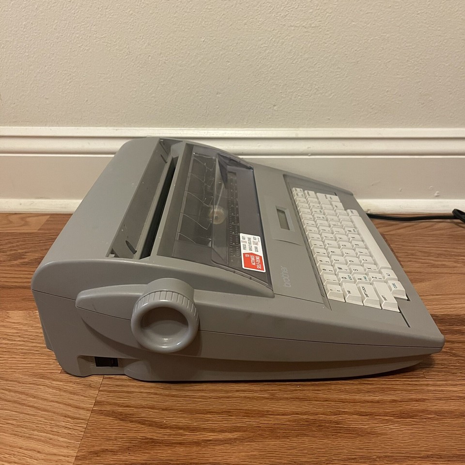 BROTHER ELECTRONIC TYPEWRITER SX4000 GRAY TESTED AND WORKING eBay