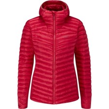 Rab Cirrus Flex 2.0 Red Hooded Zip Light Jacket - Women's Nwt $185