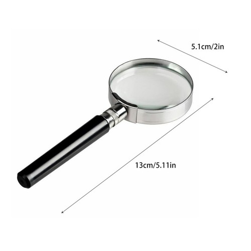 Handheld Magnifying Glass Miss Glasses Elderly Magnifier - Bild 6 von 12