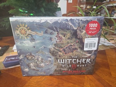 DARK HORSE The Witcher 3: Wild Hunt World Map 1000pc Deluxe Puzzle