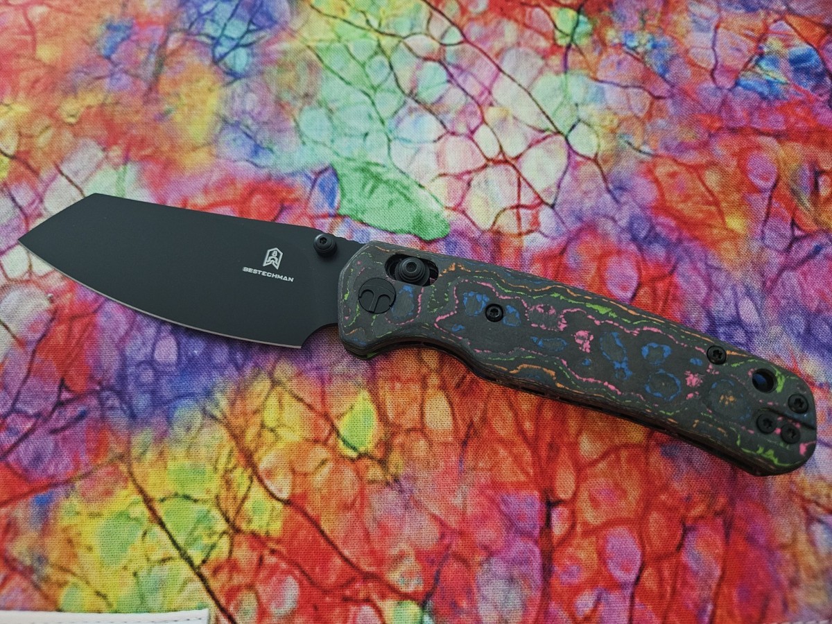 Bestechman Cicada's Wing 80s Camo Carbon Handle - PVD 20CV | eBay