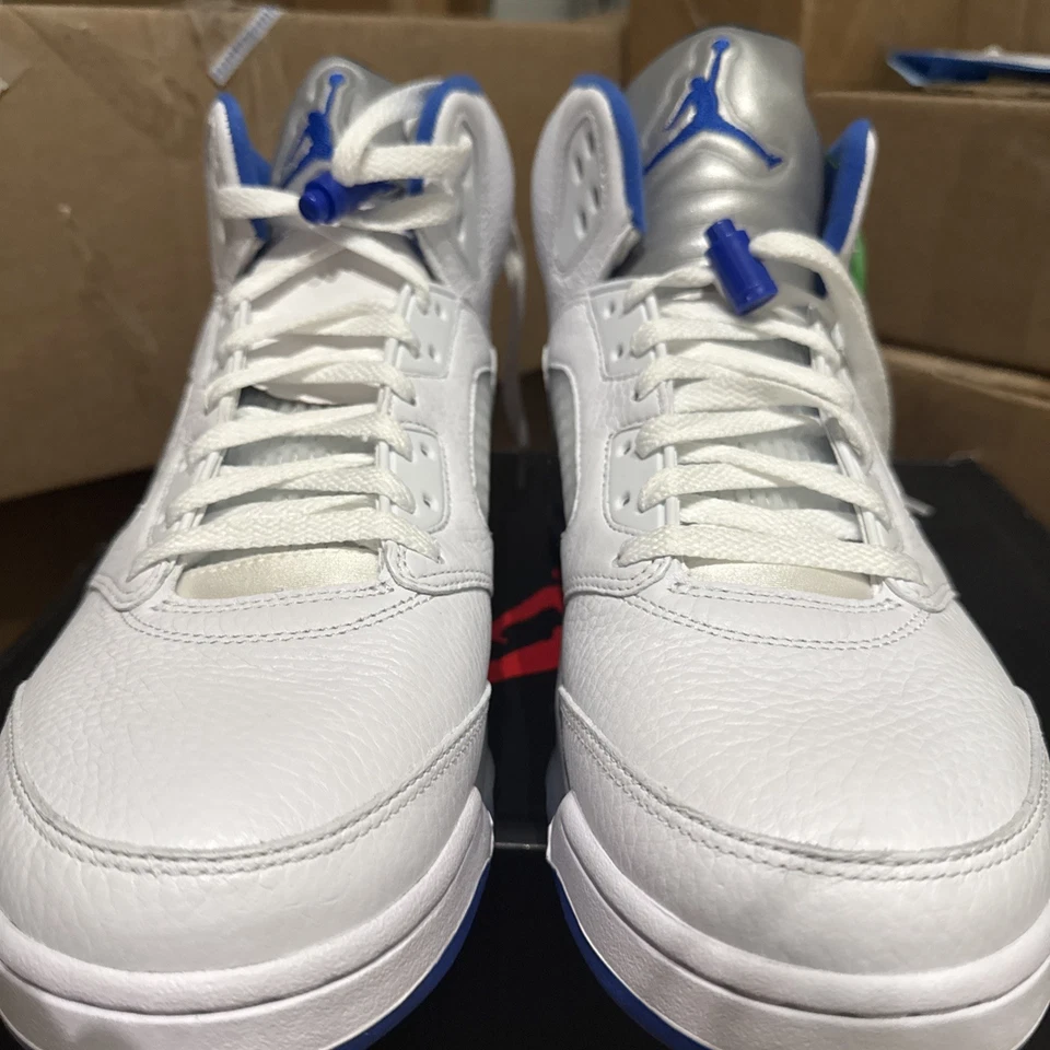 Talla 12 - Air Jordan 5 Retro Stealth 2.0 faltan soportes de bloqueo de encaje  Foto 3 de 4