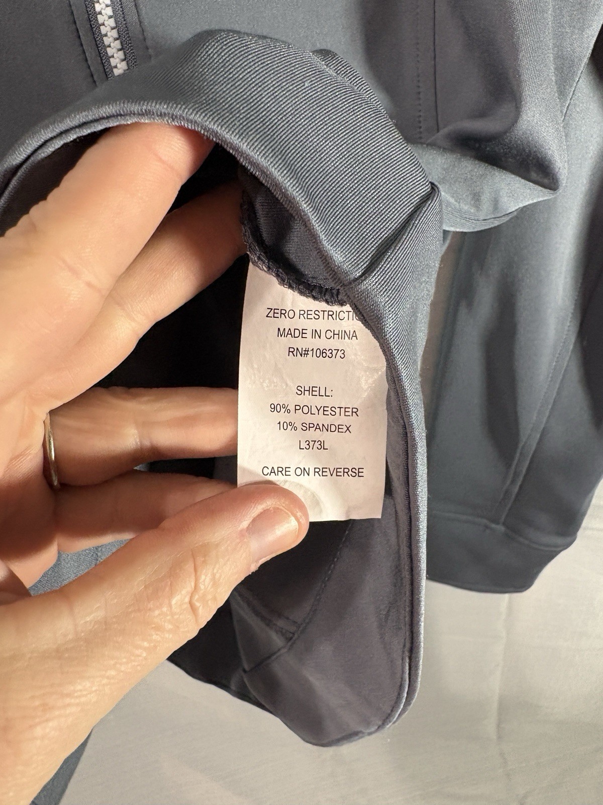 Zero Restriction Jacket Womens Medium Gray Full Z… - image 6