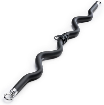 Deluxe Exercise Curl Bar for Lats, Curls and More for Home Gym Workouts BBEB-735