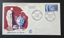 🎁 Enveloppe n° 181 FDC 1er jour, Manufacture de Sèvres 1957