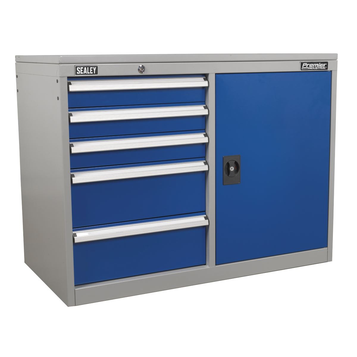 Sealey Premier Industrial™ Cabinet/Workstation with 5 Drawers & 1 Shelf AP