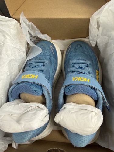 HOKA K CLIFTON 10 LITTLE KIDS 1168873 / ALF -Blue- Excellent Condition Size 11MD - Picture 5 of 23