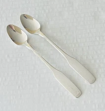 Oneida USA Silverplate 1959 Bennington 2 Infant Feeding Spoons