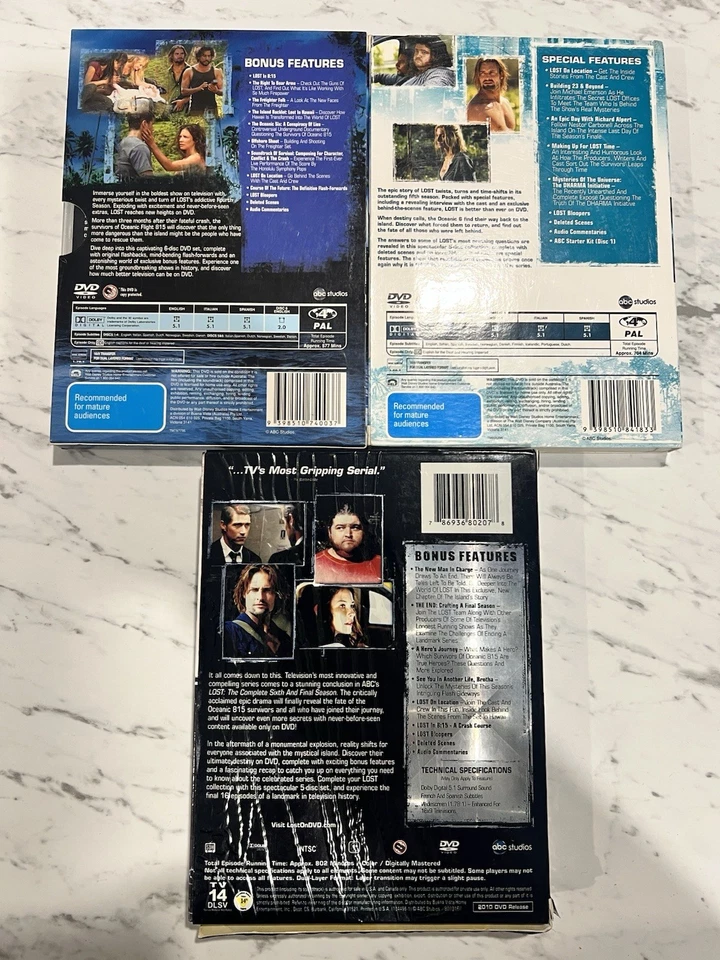Lost Dvd Complete Season 4 ,5 Region 4, Season 6 Region 1 - Image 4 of 4