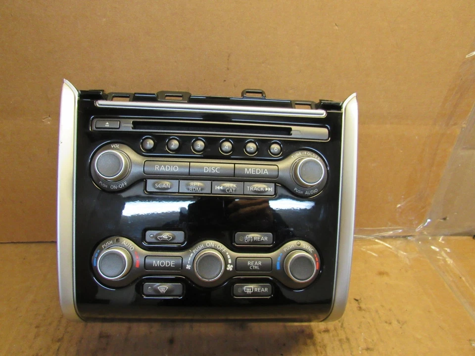 Interruptor de control climático de audio Nissan Pathfinder 2013 2014 2015 2016 2017 2018 OEM Foto 3 de 4