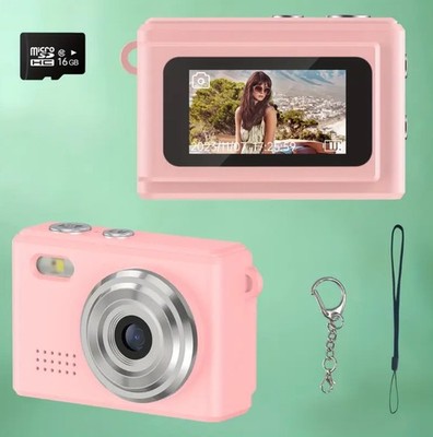 Super Mini Pink Digital Camera For Gifts, Vacation, Memories, Kids, Keychain
