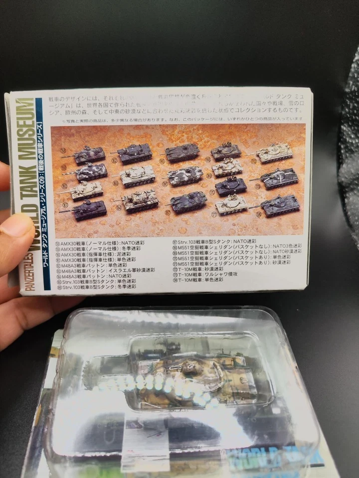 U.S. M48A3 Patton Tank  Takara 1/144 World Tank Museum  Series 9  PANZERTALES - image 4 of 4