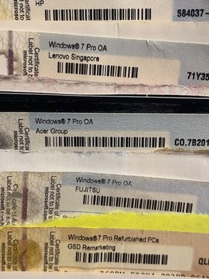 Windows 7 Pro / Home Prem und Andere  Produkt Key