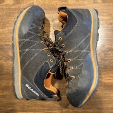 Scarpa Crux Men s 9.5 Gray Orange Approach Vibram Hiking Shoes 42.5