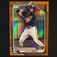 2024 Bowman Draft Chrome Rayner Arias Orange Refractor /25 #BDC-189 Color Match!